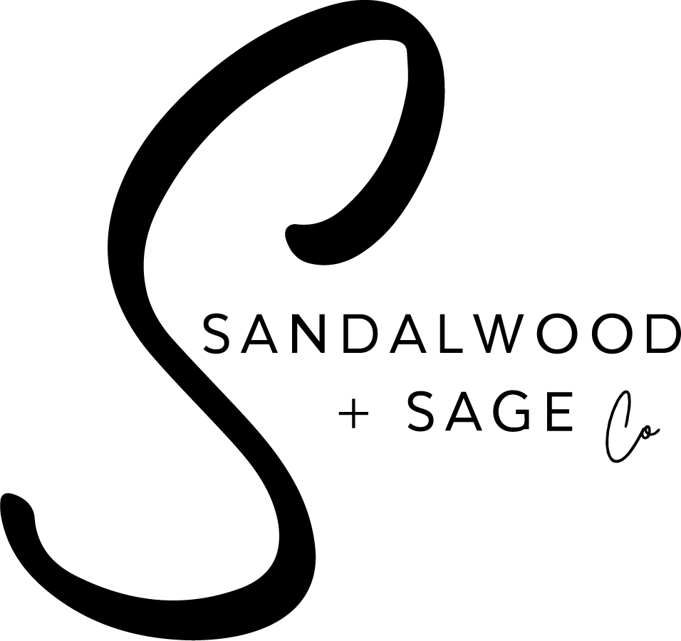 Sandalwood & Sage Logo in Black