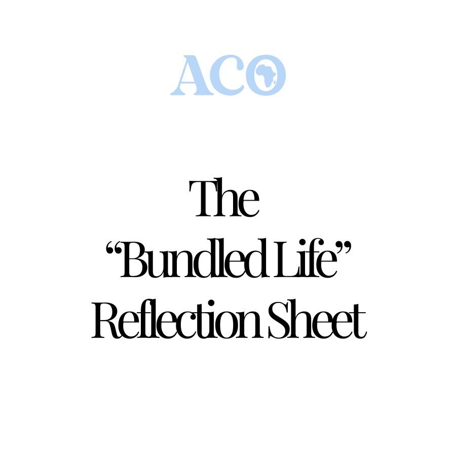 The Bundled Life Reflection Sheet Download